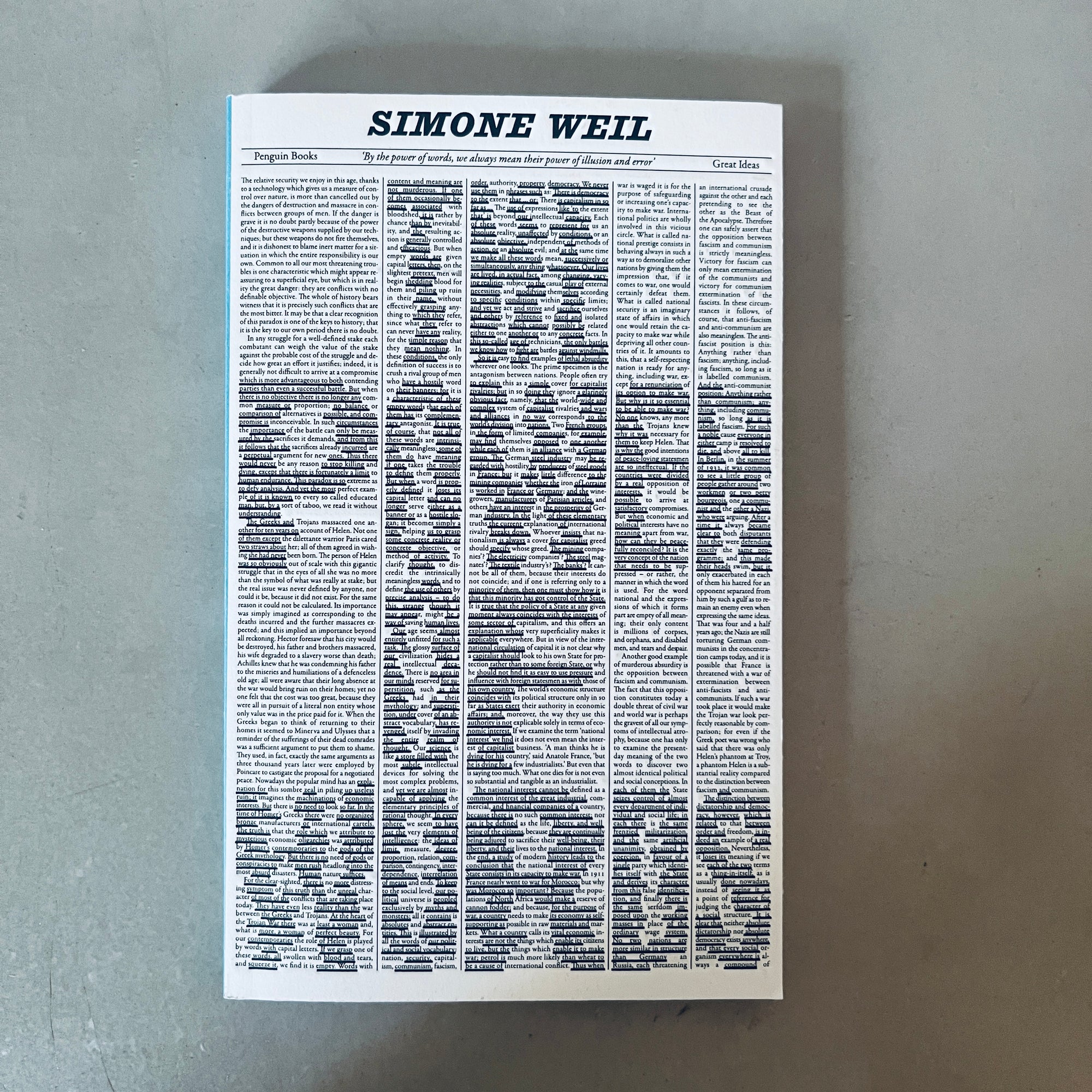 The Power of Words by Simone Weil