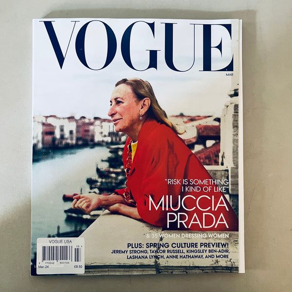 Vogue USA Magazine, Miuccia Prada issue