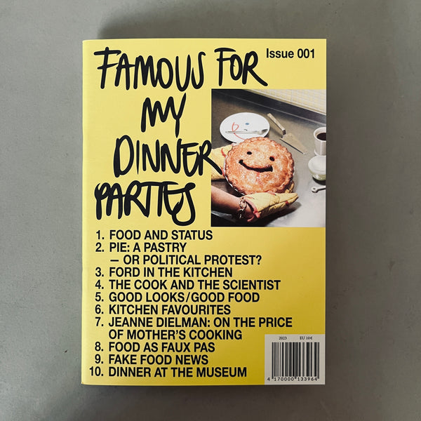 Famous for my dinner parties magazine, issue 01