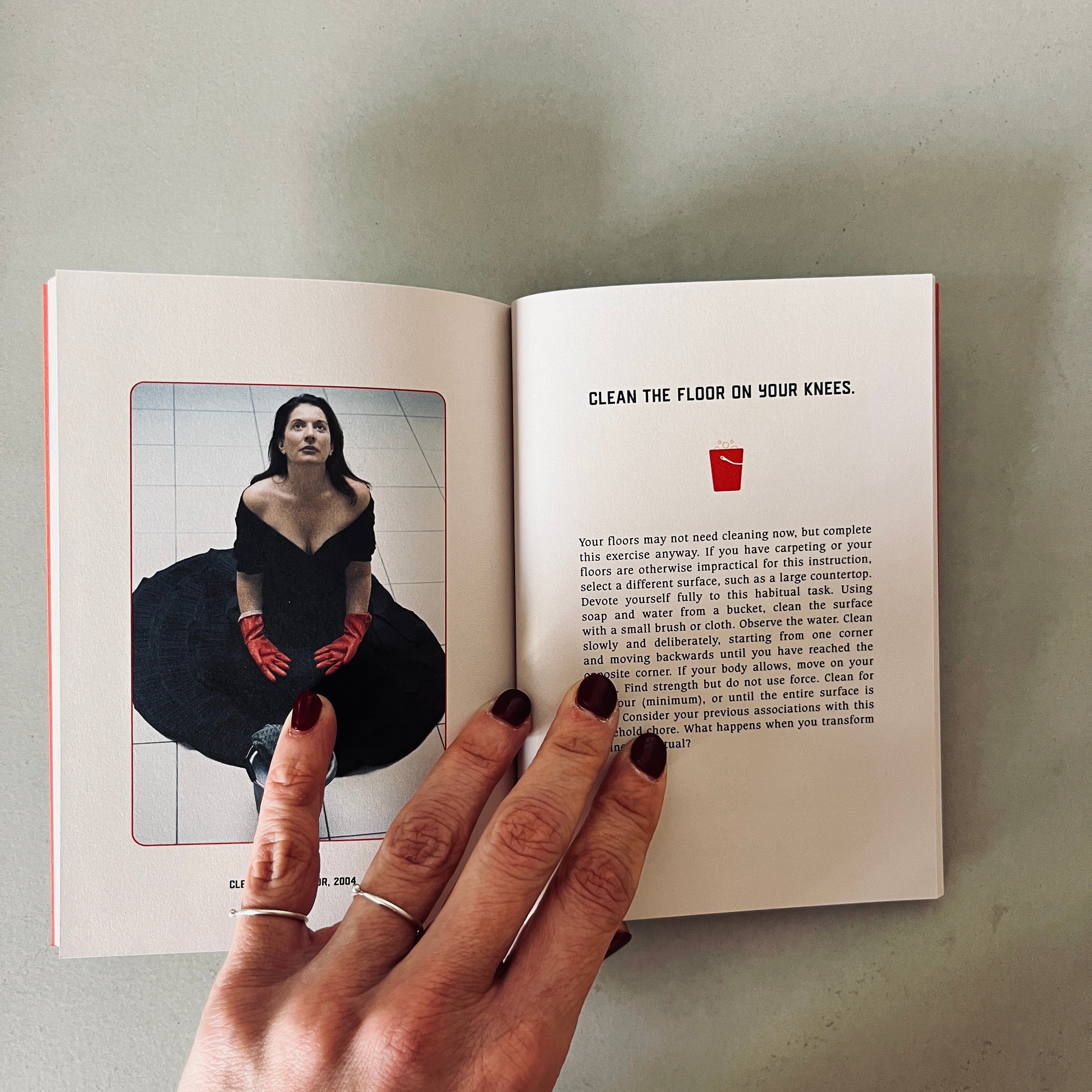 The Marina Abramovic Method: Instruction Cards to Reboot Your Life