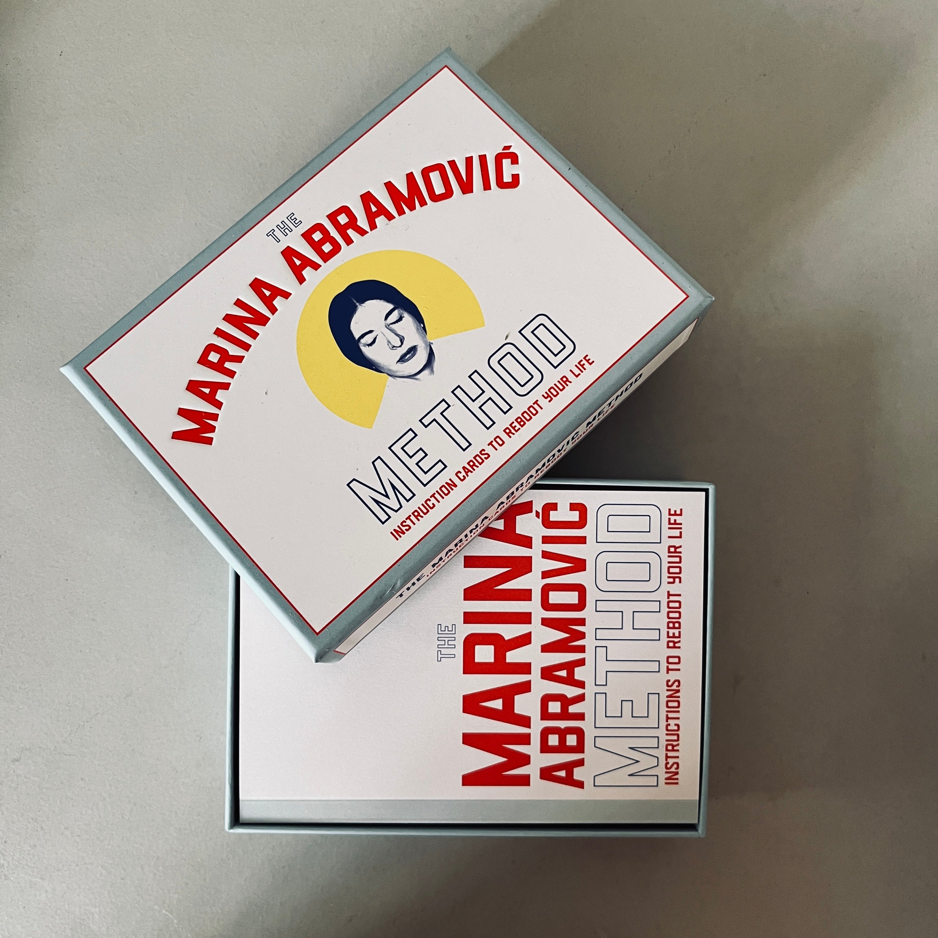 The Marina Abramovic Method: Instruction Cards to Reboot Your Life