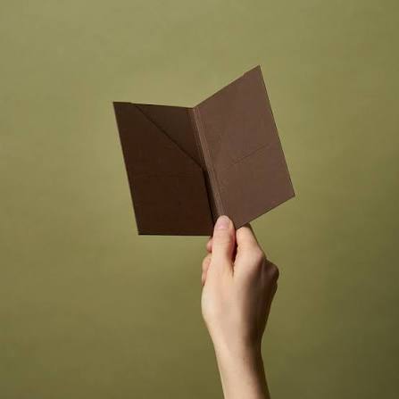 paper republic | card & cash holder for your leather journal [pocket]