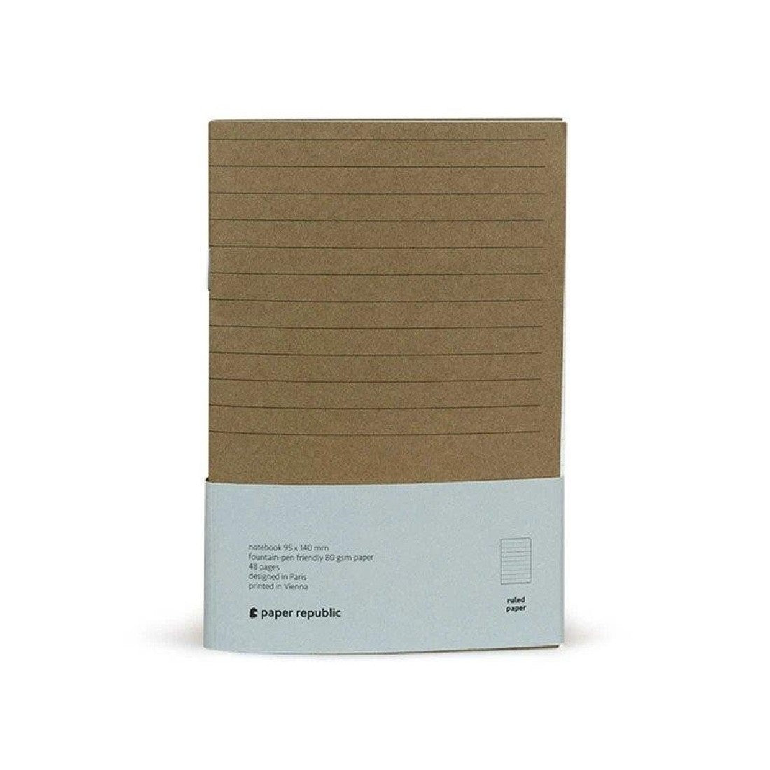 paper republic | 2 x notebooks ruled paper [pocket]