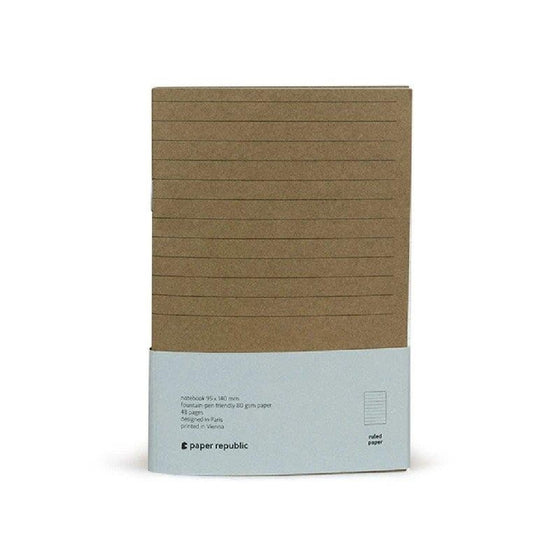 paper republic | 2 x notebooks ruled paper [pocket]